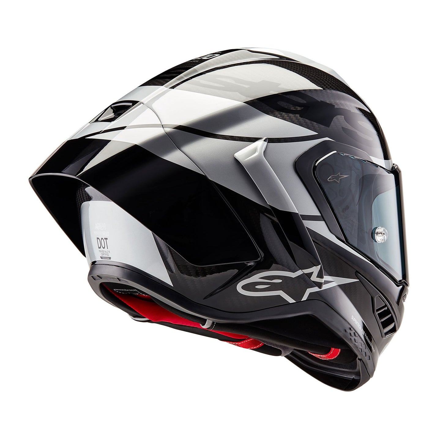 Alpinestars Supertech R10 Element ECE 06 FIM - Black Carbon Silver