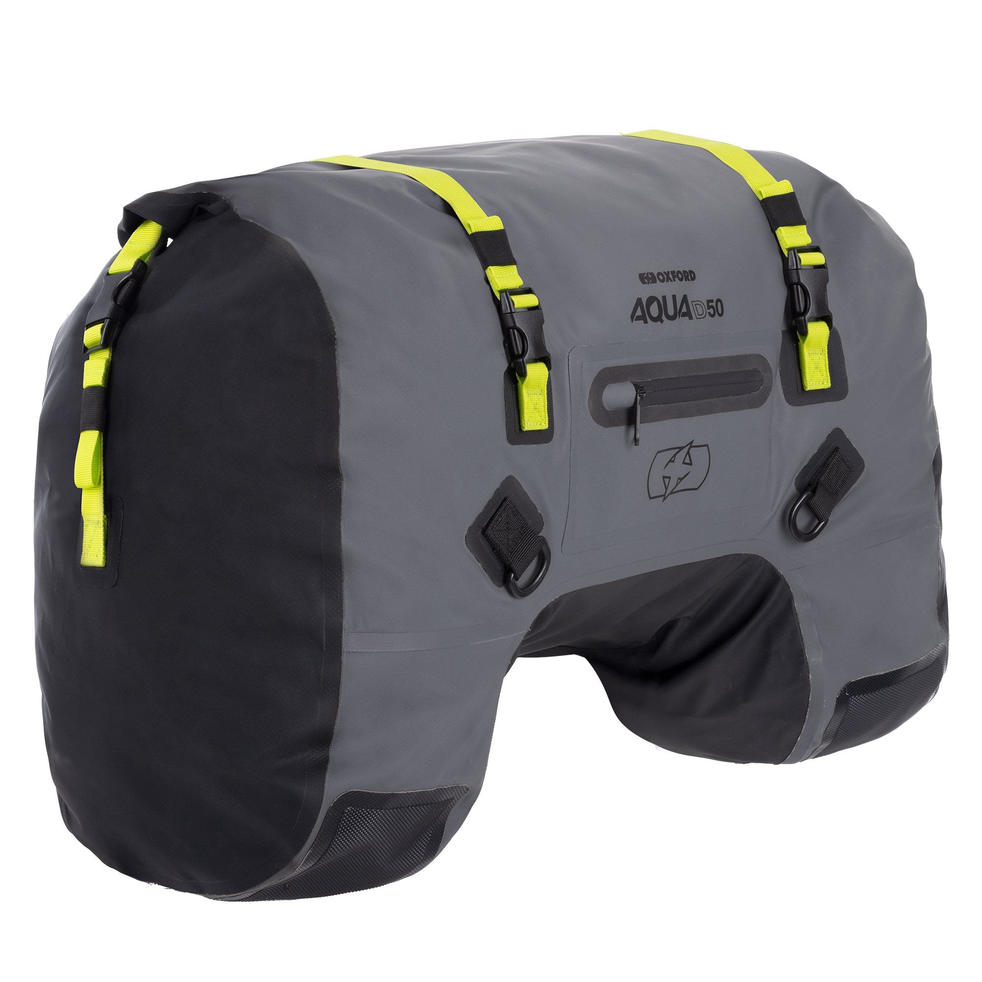 Oxford AQUA D-50 Duffle Bag - Black/ Grey / Fluo