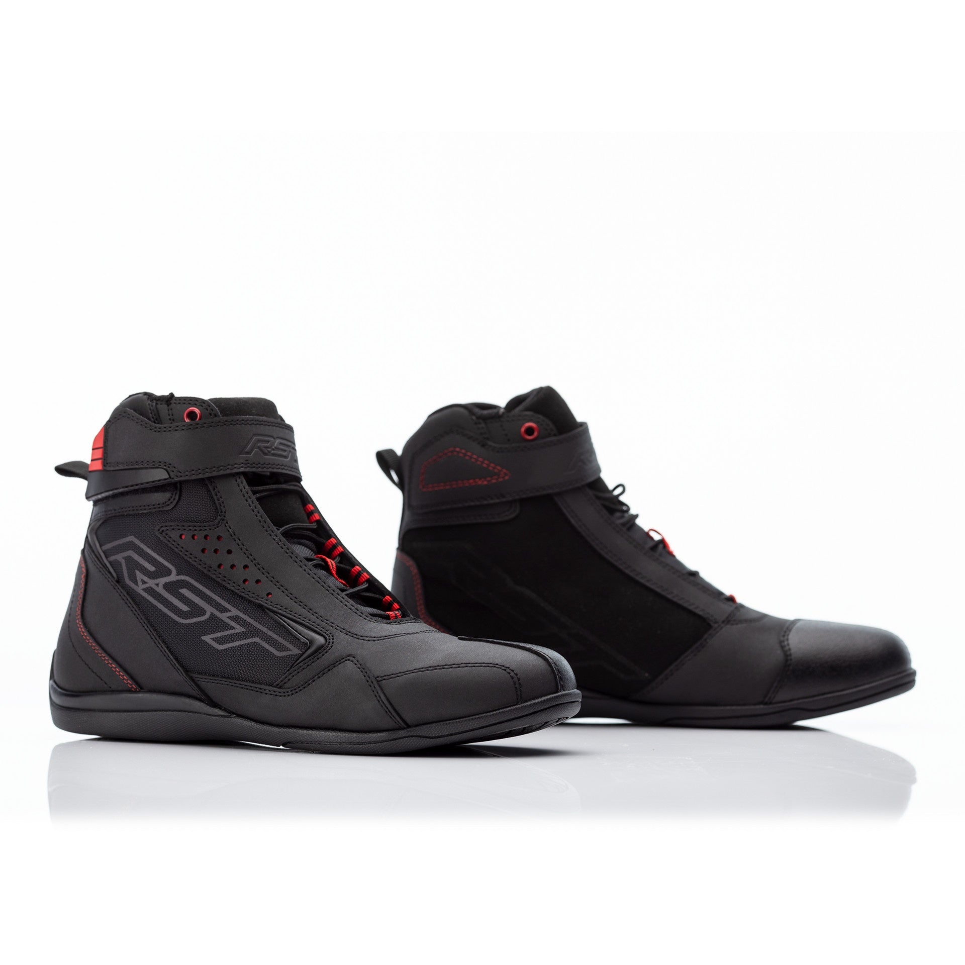 RST Frontier CE Ladies Boots - Black / Red