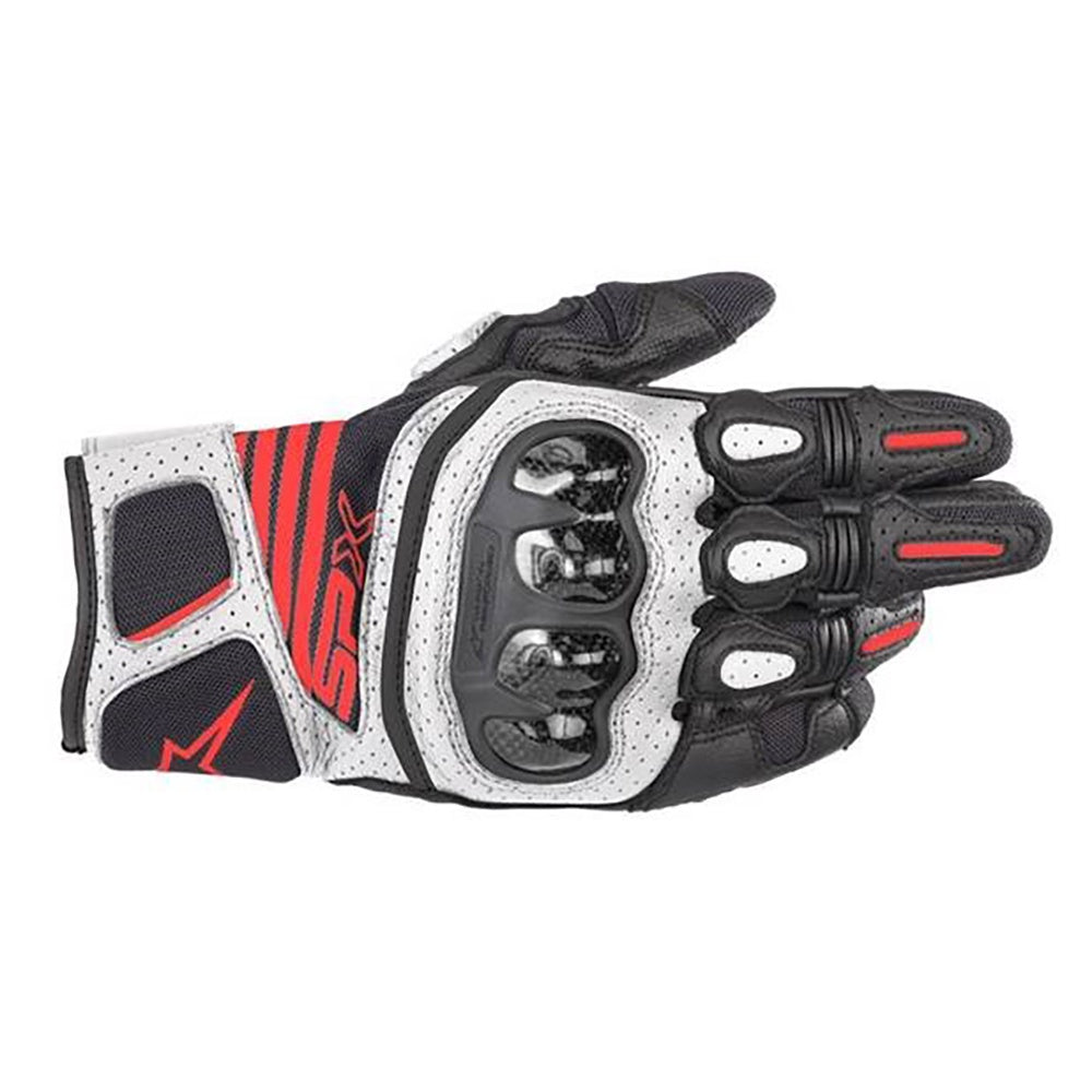 Alpinestars SP-X Air Carbon V2 Gloves - Black / White / Red