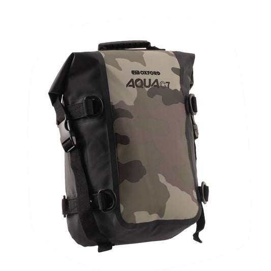 Oxford Aqua C7 Crash Bar Bag - Camouflage