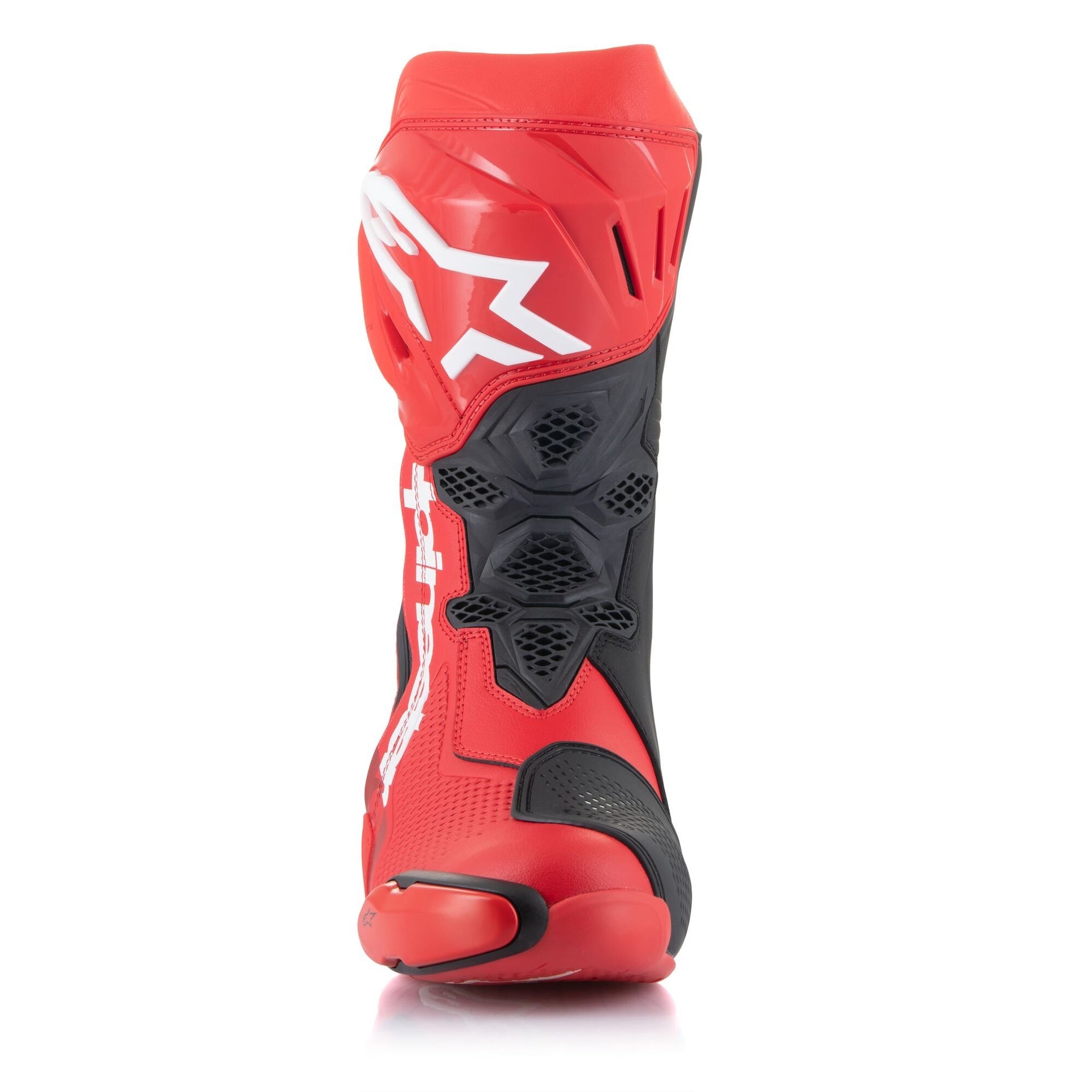 Alpinestars Supertech R Racing Boots - Bright Red / Red Fluo