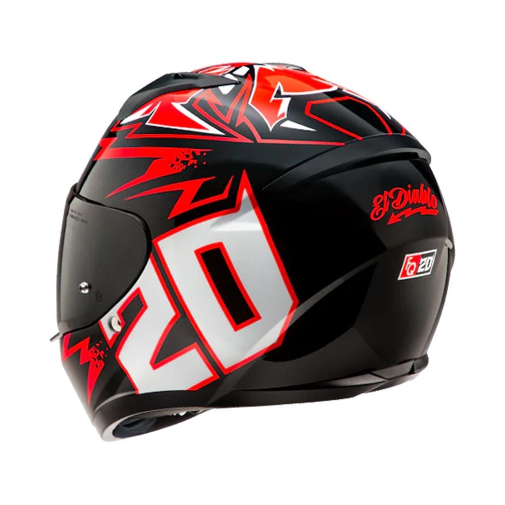 HJC C10 Full Face Helmet - Diablo Mask MC1