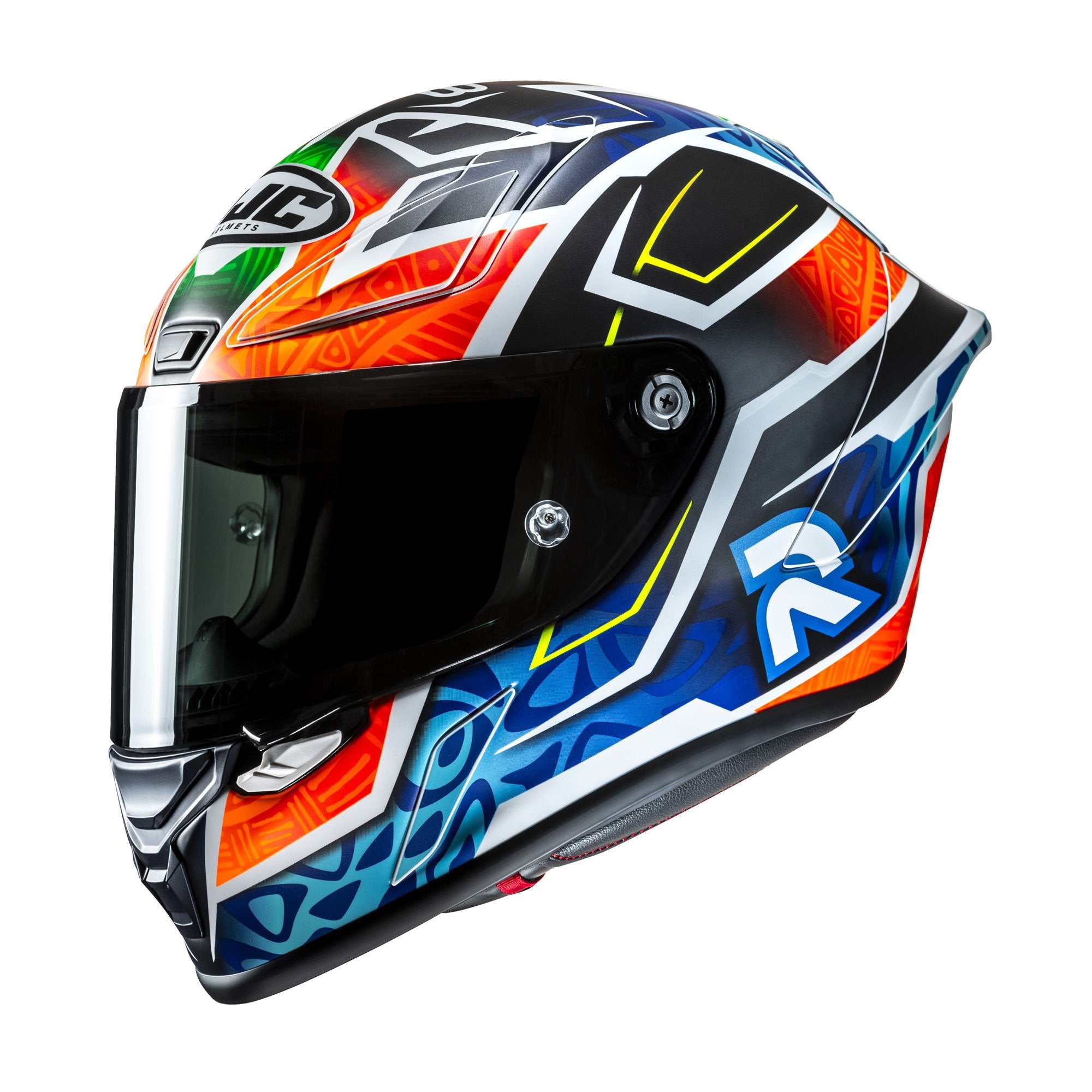 HJC RPHA 1 Helmet Binder Replica - Blue / Orange