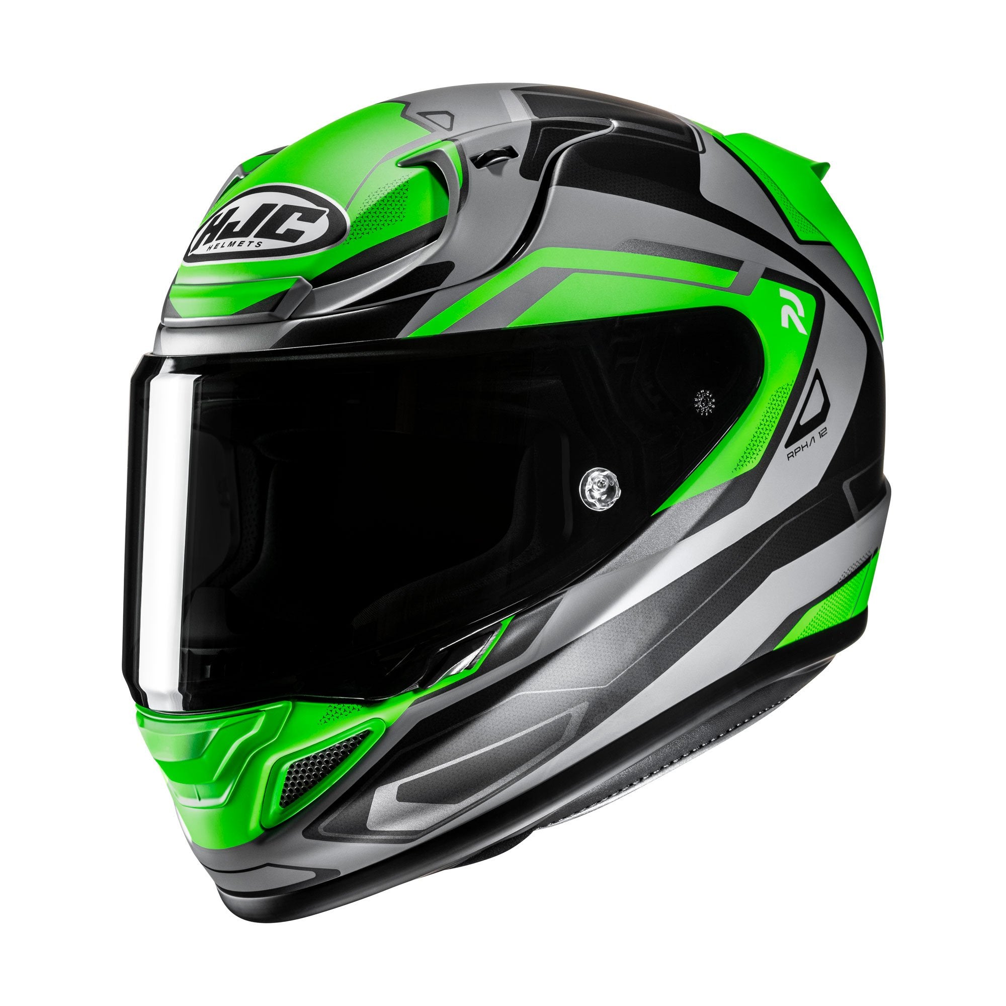 HJC RPHA 12 Full Face Helmet Brels - Green