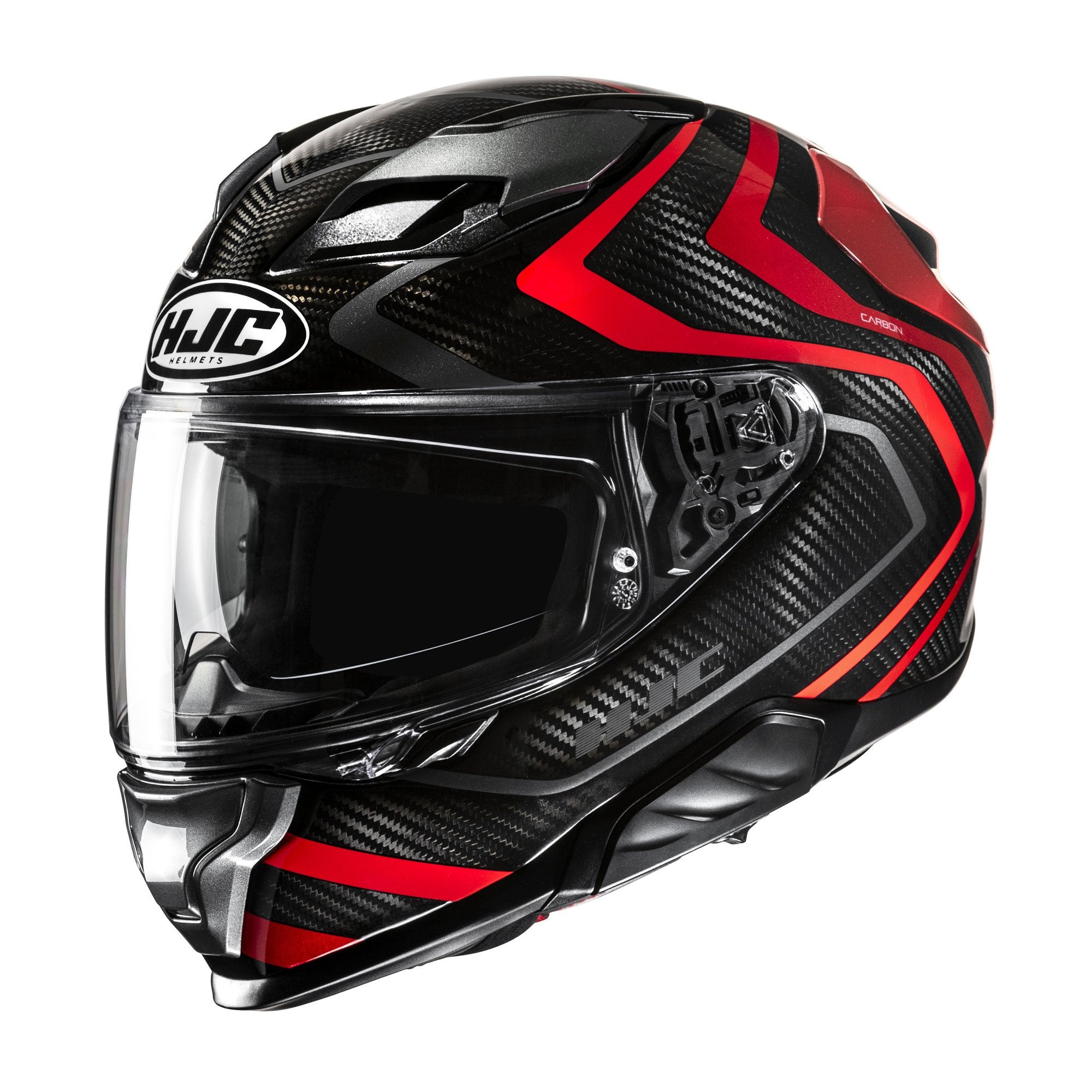 HJC F71 Sports Touring Carbon Helmet Nevio - Red