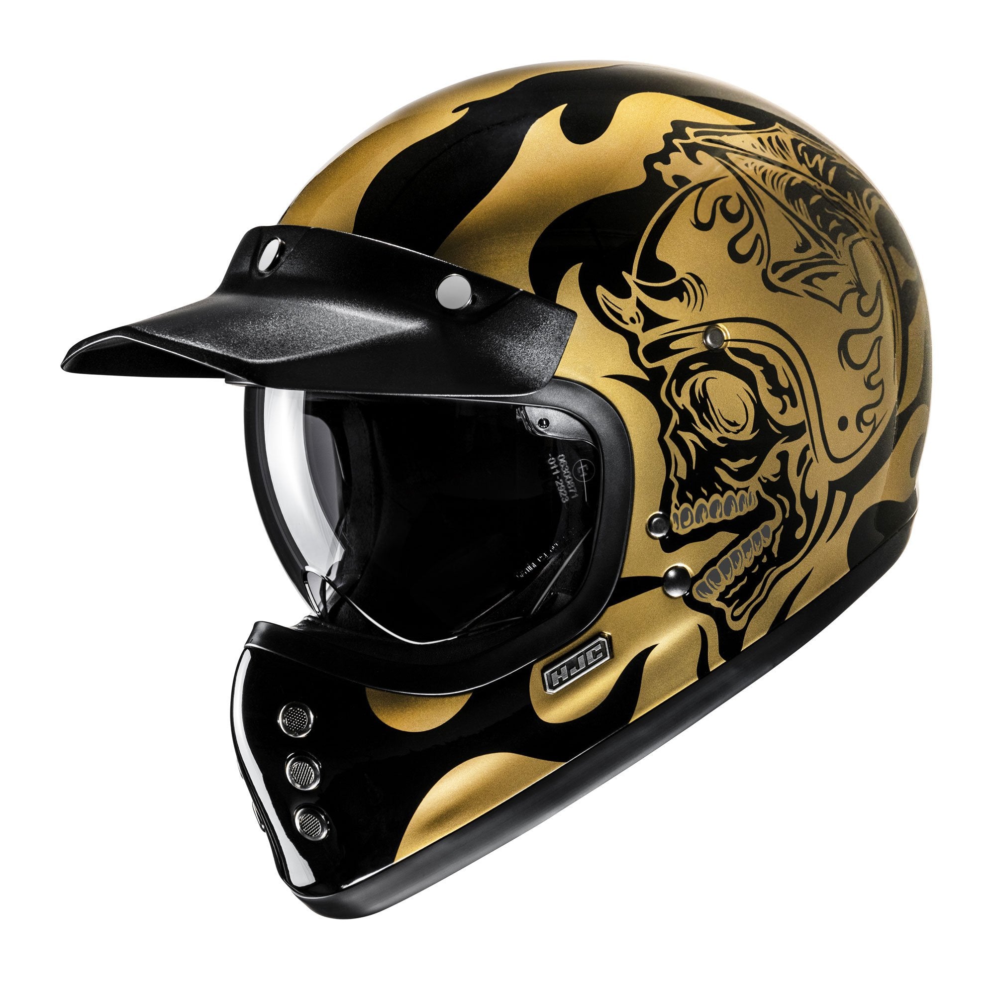 HJC V60 Helmet Flame - Gold