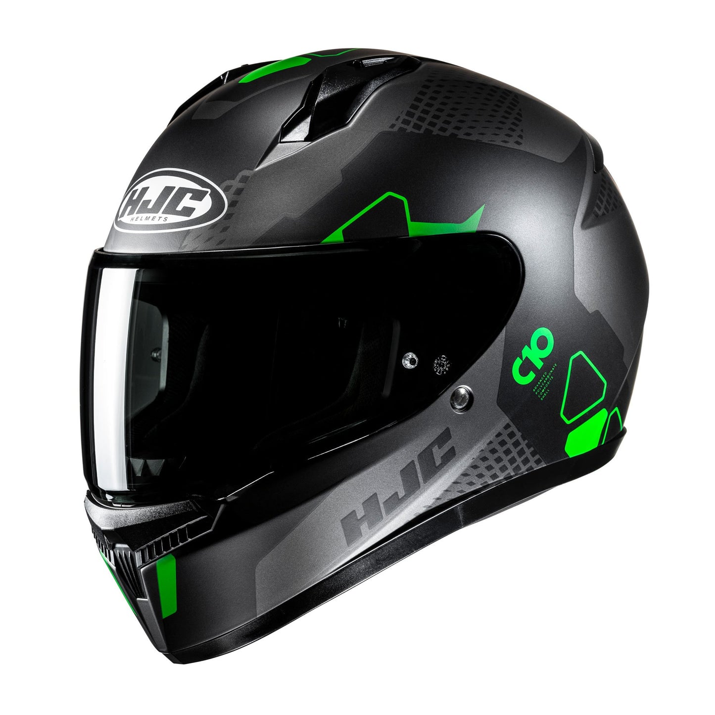 HJC C10 Full Face Helmet Aspa - Green