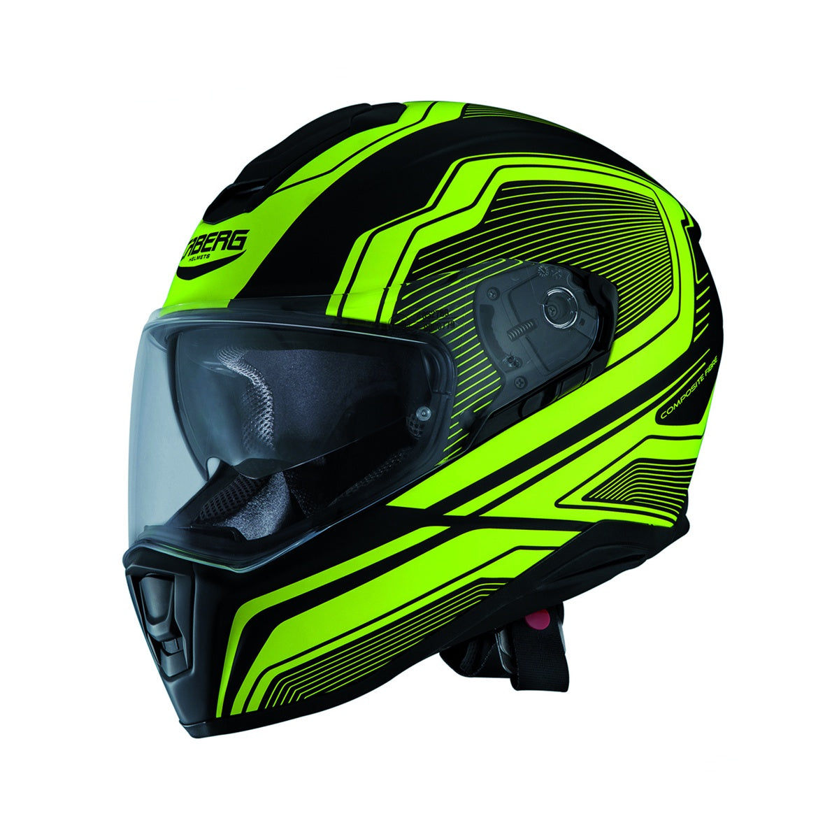 Caberg Drift Flux Full Face Helmet - Matt Black / Yellow