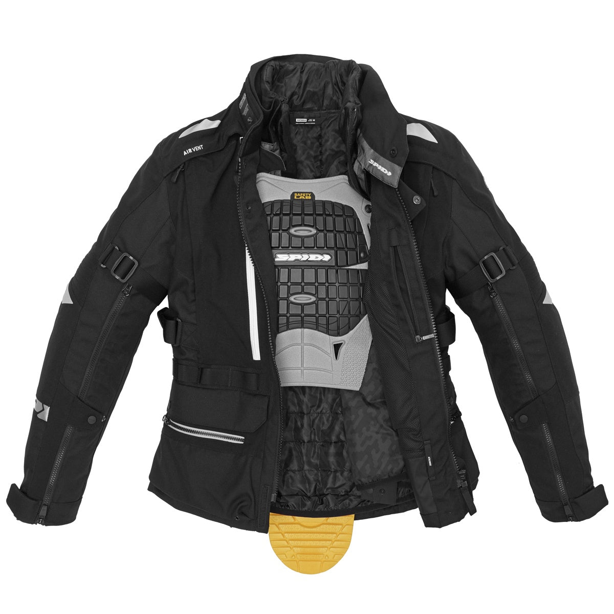 Spidi All Road CE AA Waterproof Textile Jacket - Black