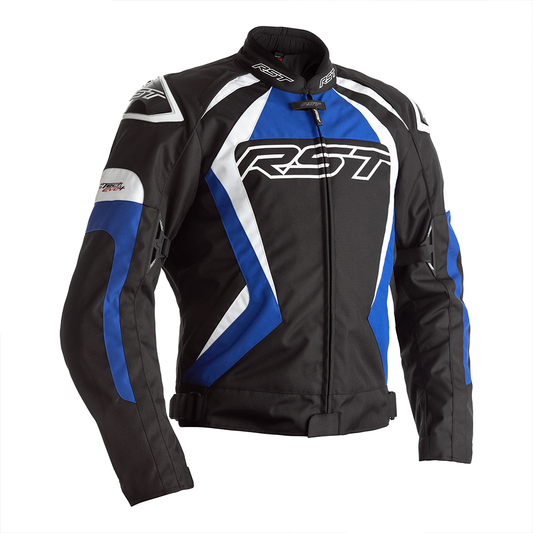 RST Tractech Evo 4 CE Mens Textile Jacket - Black / Blue .