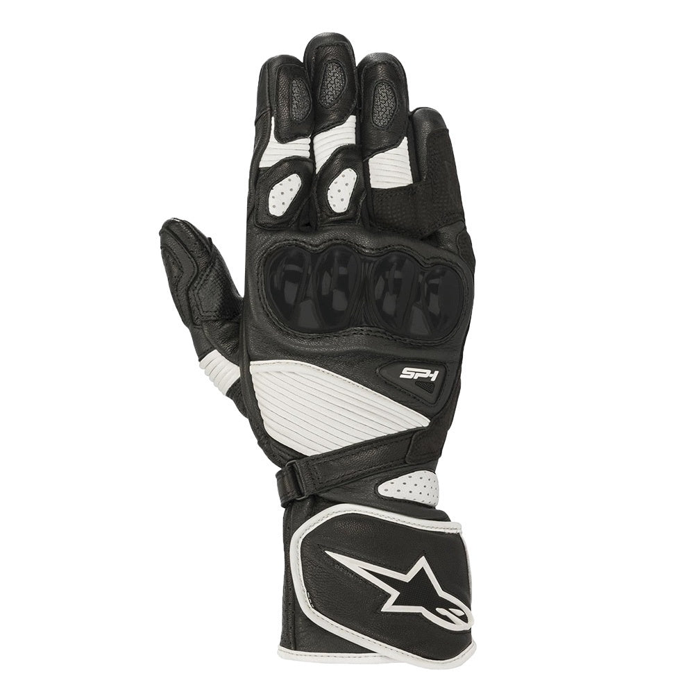 Alpinestars SP-1 v2 Leather Gloves - Black / White