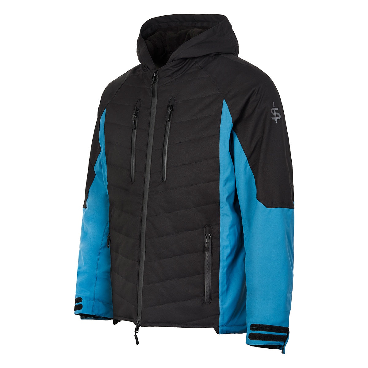 Spada Tino CE Waterproof Textile Jacket - Black / Coral