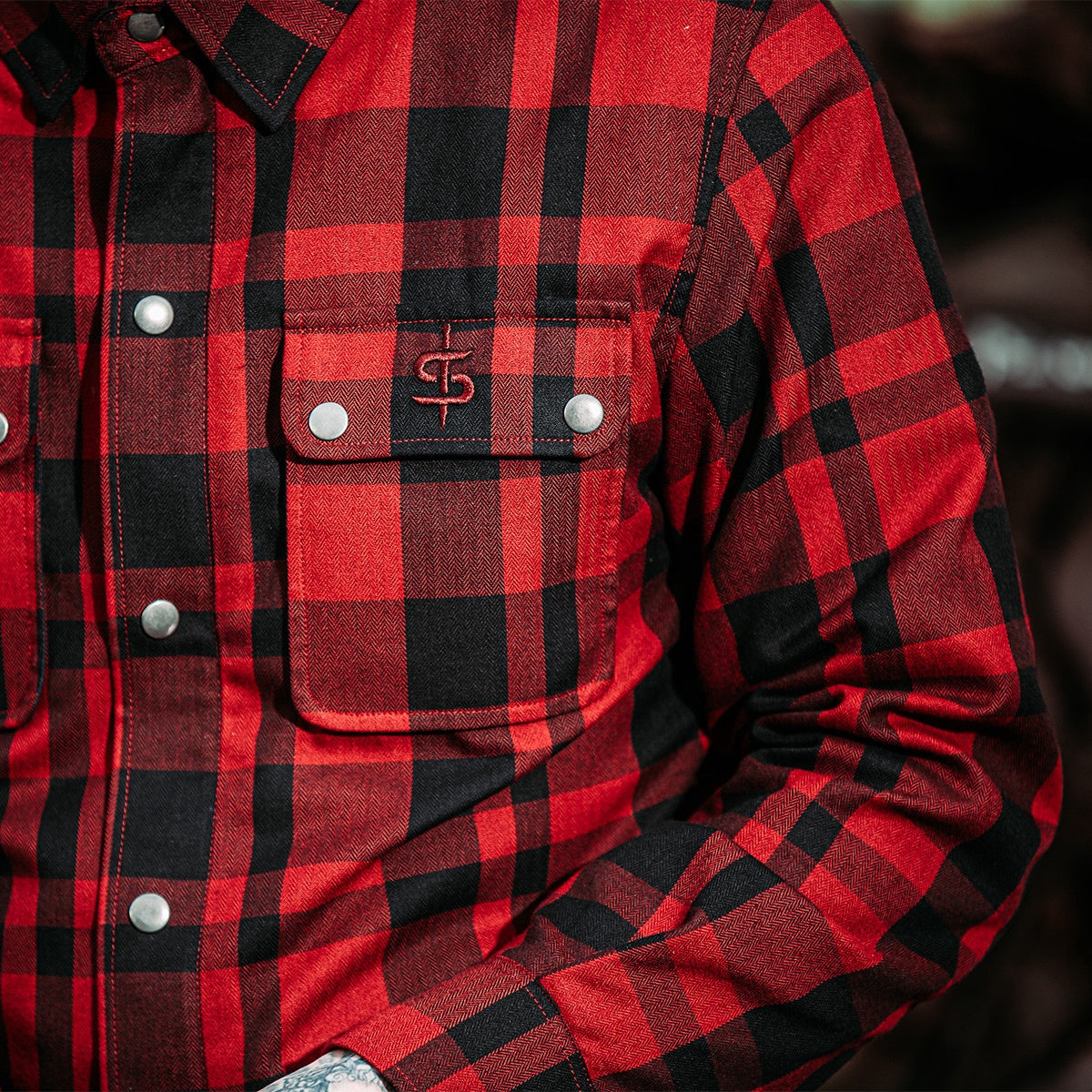 Spada Ember CE Shirt - Black / Red