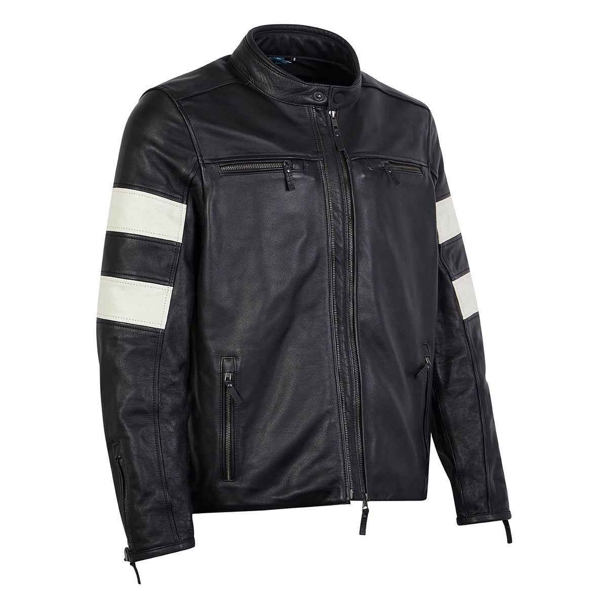 Spada Hanzo CE Leather Jacket - Black / Ivory