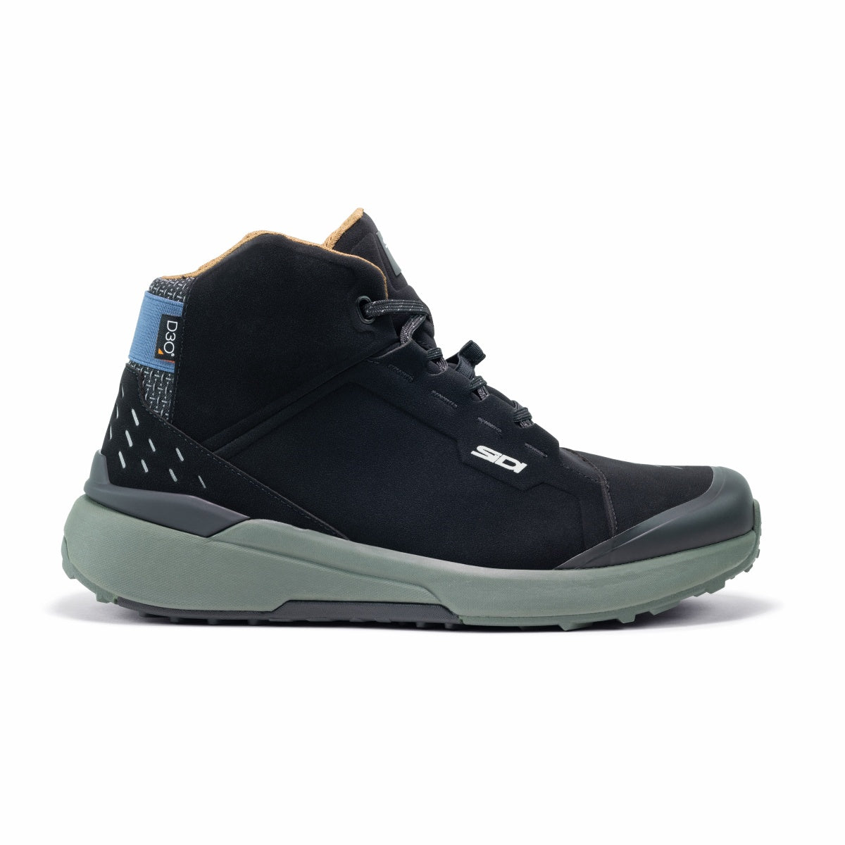 Sidi Nucleus Suede Waterproof CE Shoes - Black / Ivy