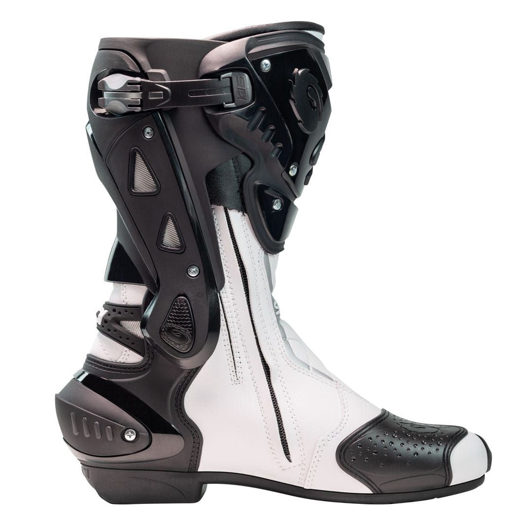 Sidi ST CE Sports Motorcycle Boots - Black / White