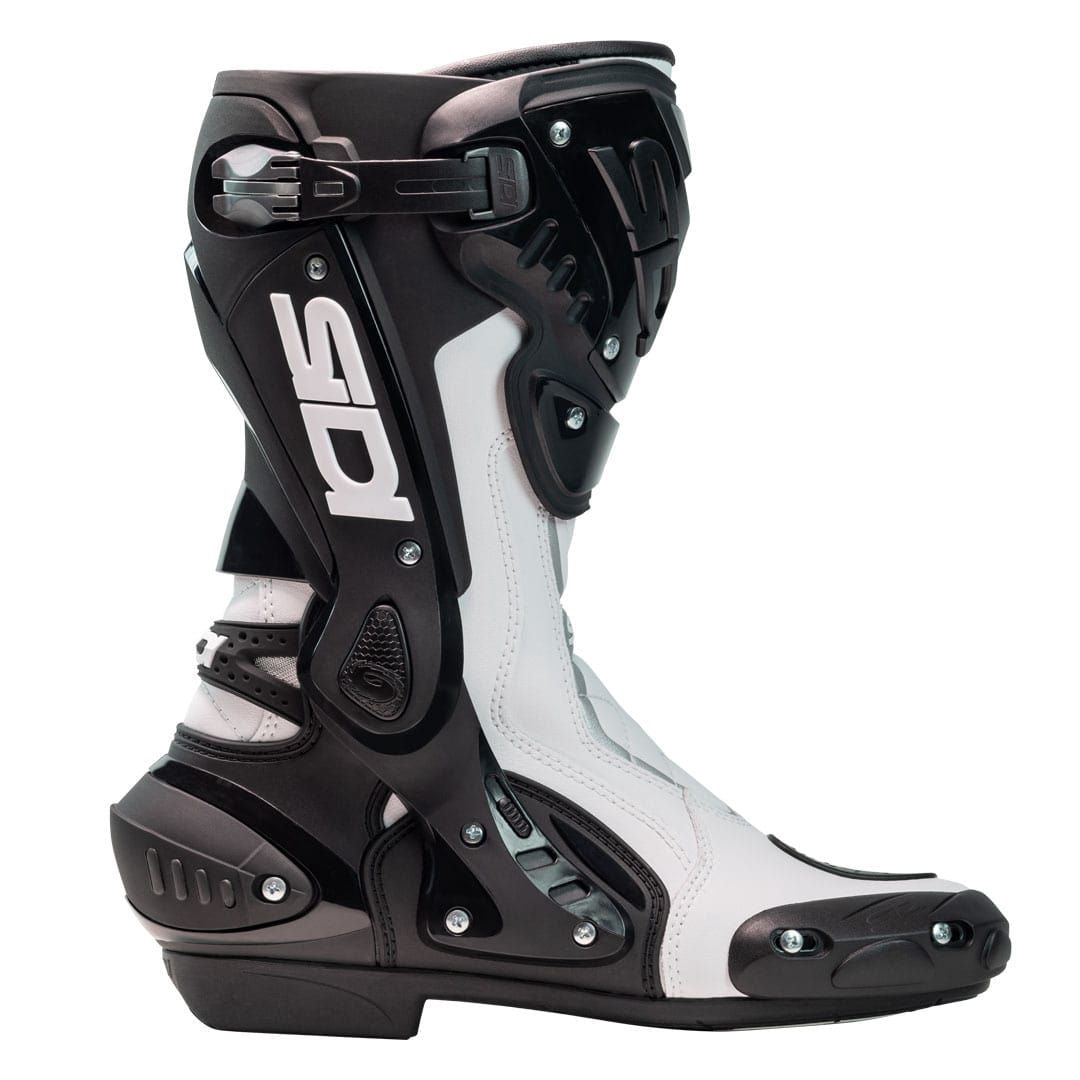 Sidi ST CE Sports Motorcycle Boots - Black / White