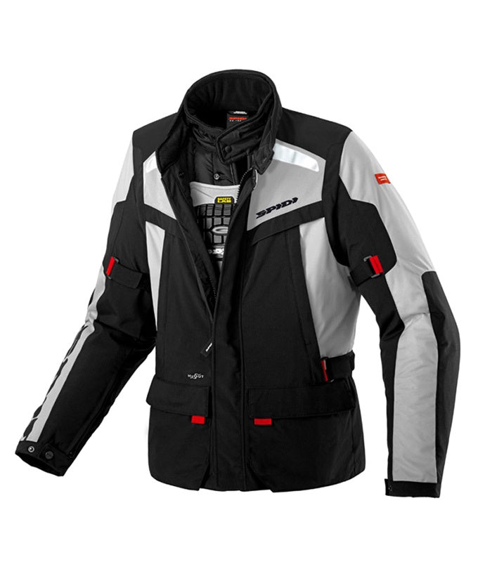 Spidi H2OUT Super Hydro Waterproof Jacket - Black / Grey