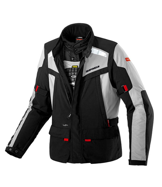 Spidi H2OUT Super Hydro Waterproof Jacket - Black / Grey