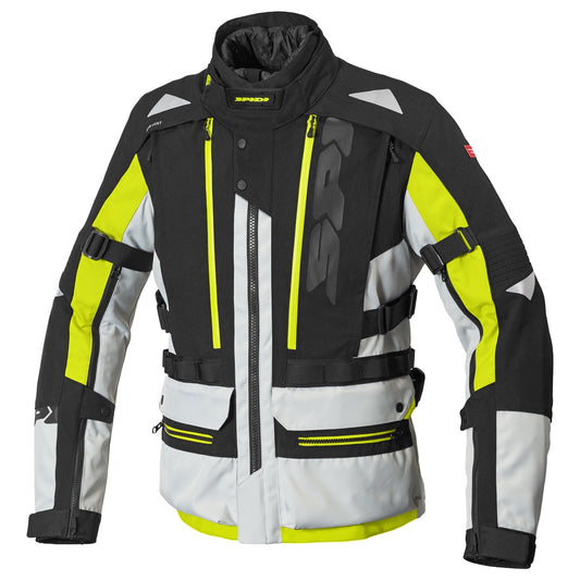 Spidi All Road CE AA Waterproof Textile Jacket - Black / Yellow