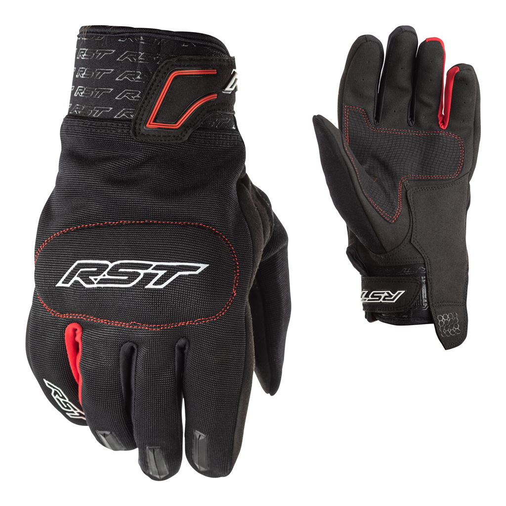 RST Rider CE Mens Gloves - Black / Red