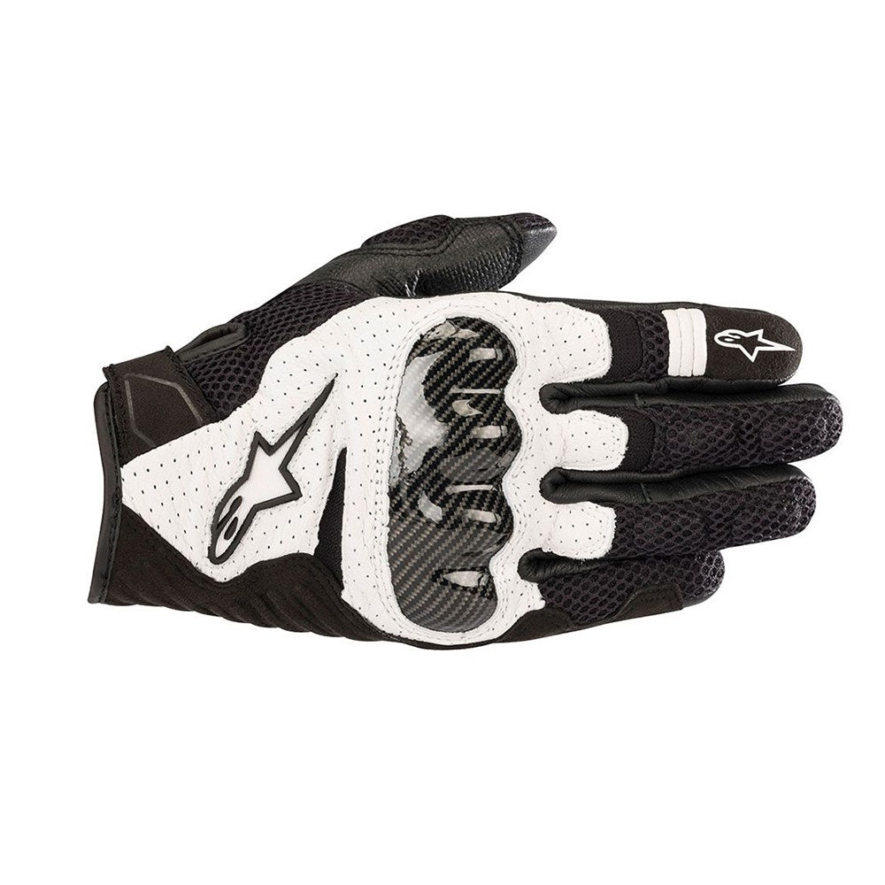 Alpinestars SMX-1 Air V2 Mesh Gloves - White / Black