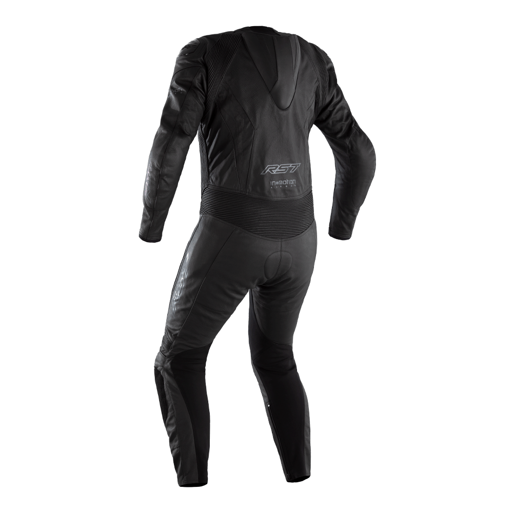 RST Podium Airbag CE Mens Leather Suit - Black