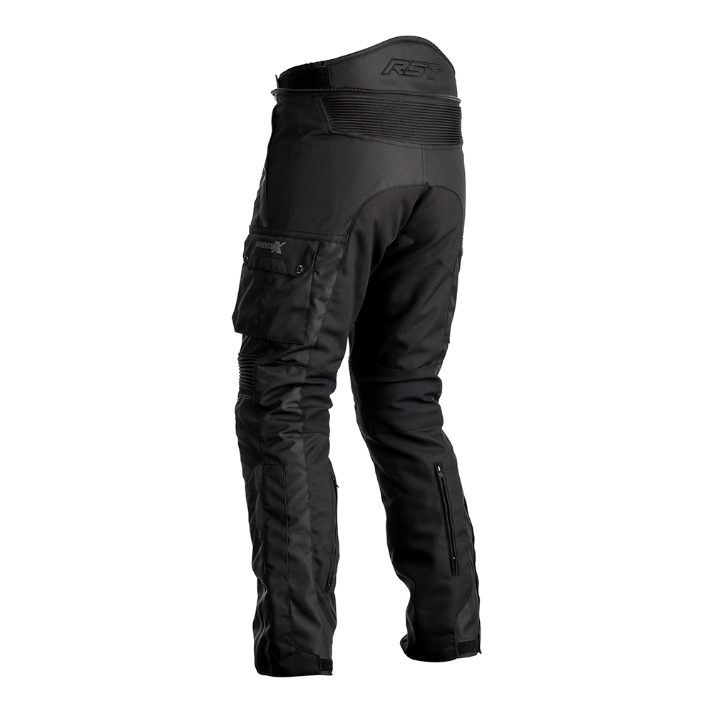 RST Pro Series Adventure-X CE Long Leg Mens Textile Jean - Black / Black .