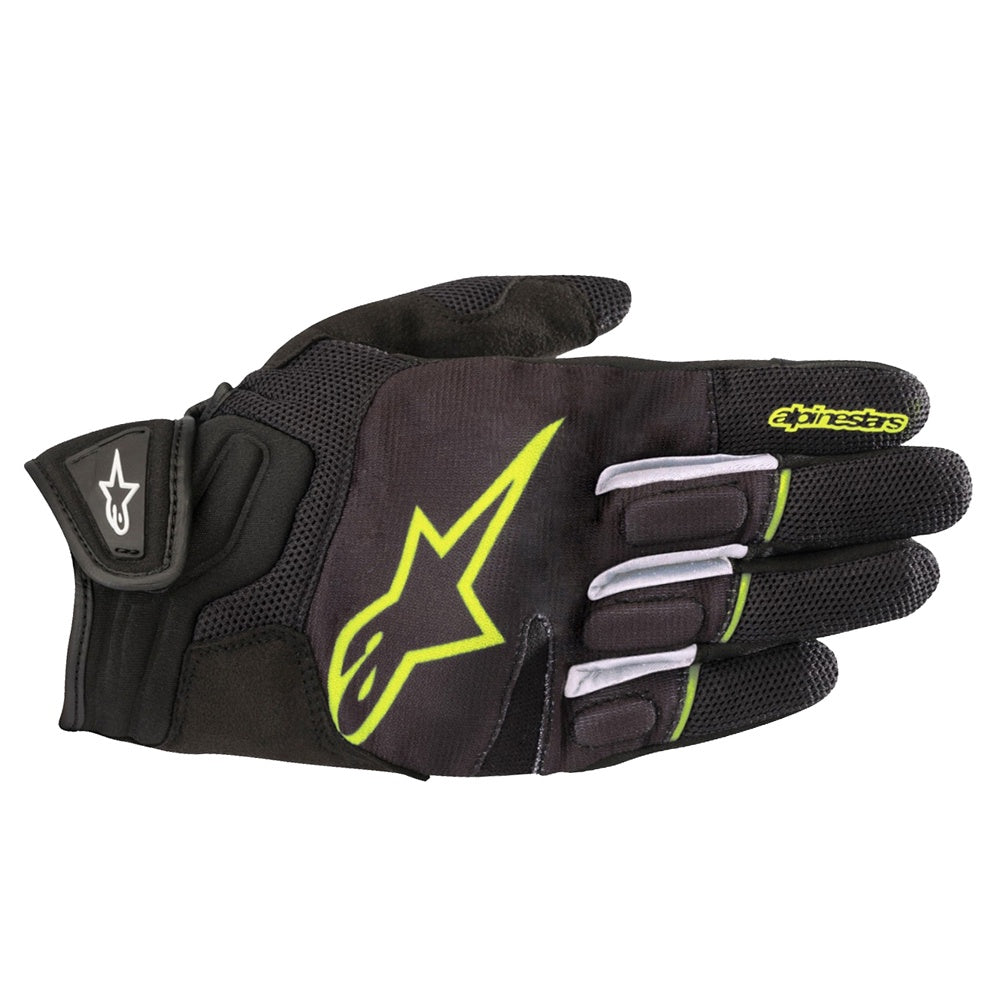 Alpinestars Atom Lightweight Gloves - Black / Yellow Fluo