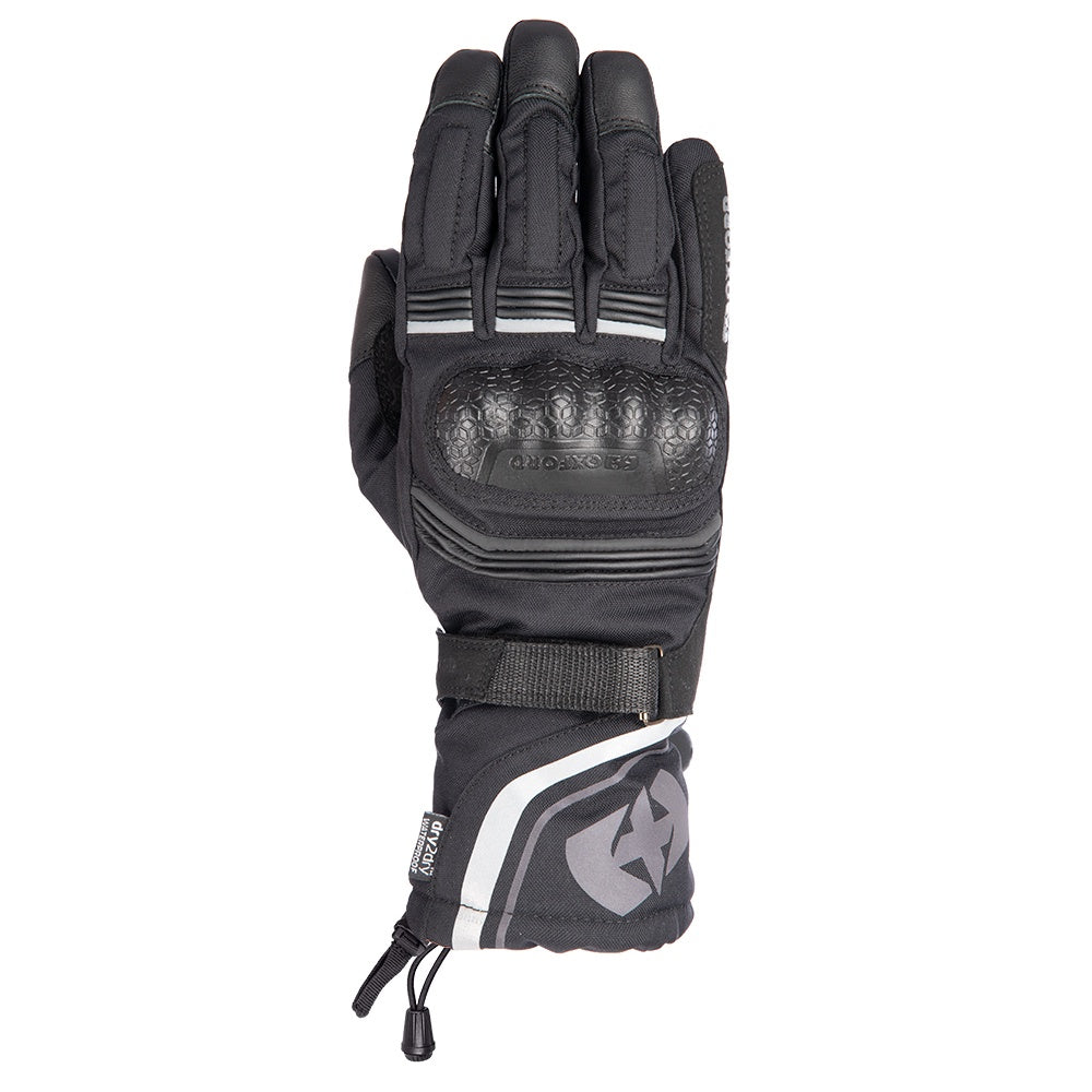 Oxford Montreal 4.0 Dry2Dry Textile Waterproof Gloves - Stealth Black