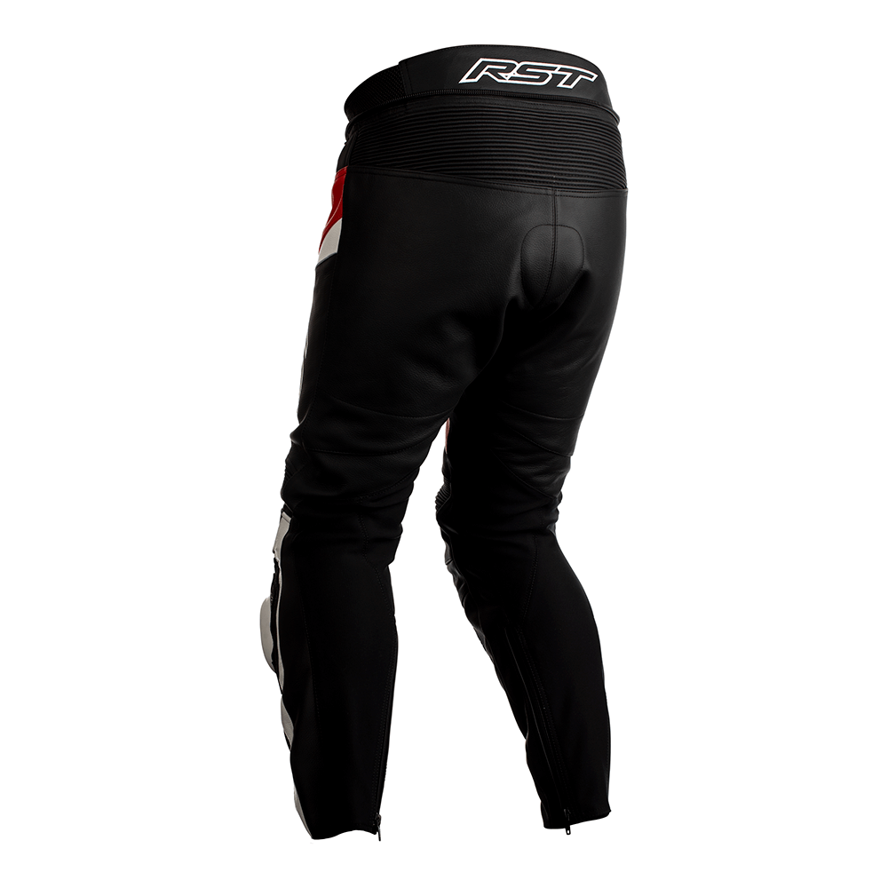 RST Tractech Evo 4 CE Mens Leather Jeans - Black /  Red .