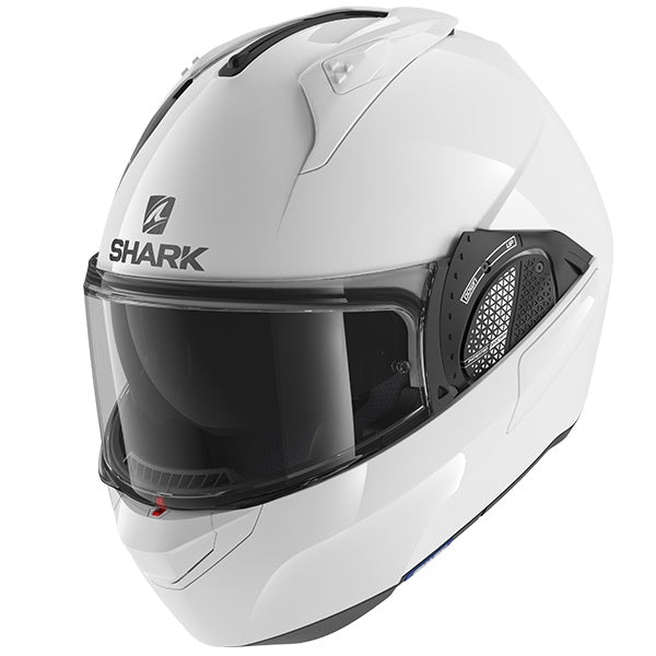 Shark Evo GT Flip Front Helmet Blank - Gloss White WHU