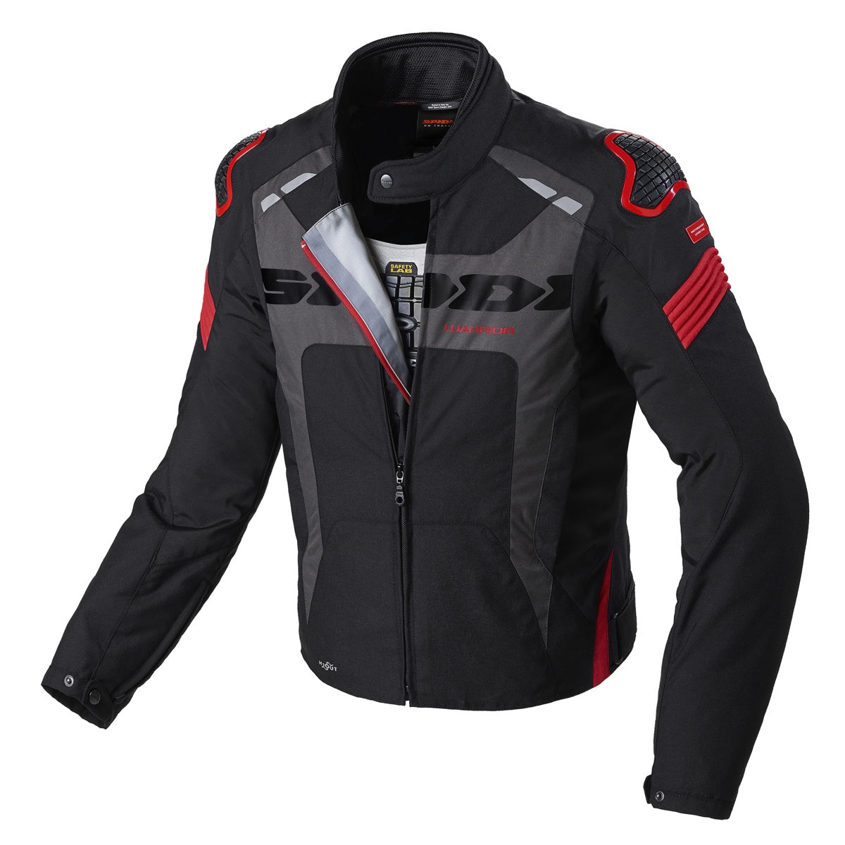 Spidi Warrior H2Out Evo Textile Waterproof Jacket -Black / Red