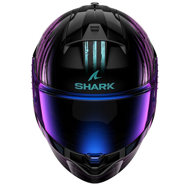 Shark Ridill 2 Full Face Helmet - ASSYA KXK - Black / Iridescent