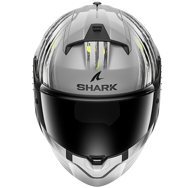 Shark Ridill 2 Full Face Helmet - ASSYA SAY - Silver / Fluo Yellow