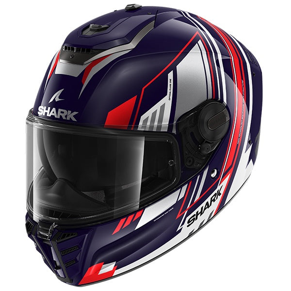 Shark Spartan RS Full Face Helmet - BYHRON BWU - Blue / Red / White