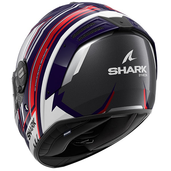 Shark Spartan RS Full Face Helmet - BYHRON BWU - Blue / Red / White