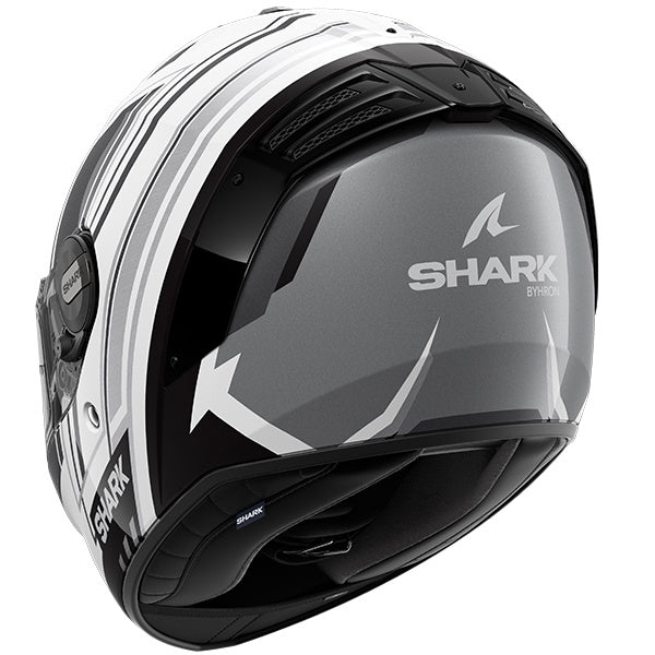 Shark Spartan RS Full Face Helmet - BYHRON WKU - White / Black