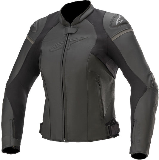 Alpinestars Stella GP Plus R V3 Ladies Leather Jacket - Black / Black