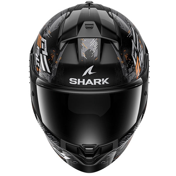 Shark Ridill 2 Full Face Helmet - MOLOKAI KSO - Black / Orange