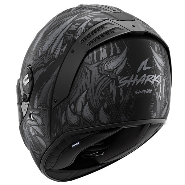 Shark Spartan RS Full Face Helmet - SHAYTAN KAA - Matt Black / Grey