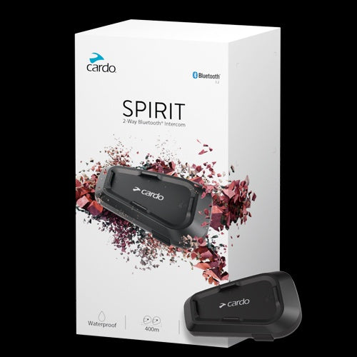 Cardo Spirit Bluetooth Intercom - Single Pack