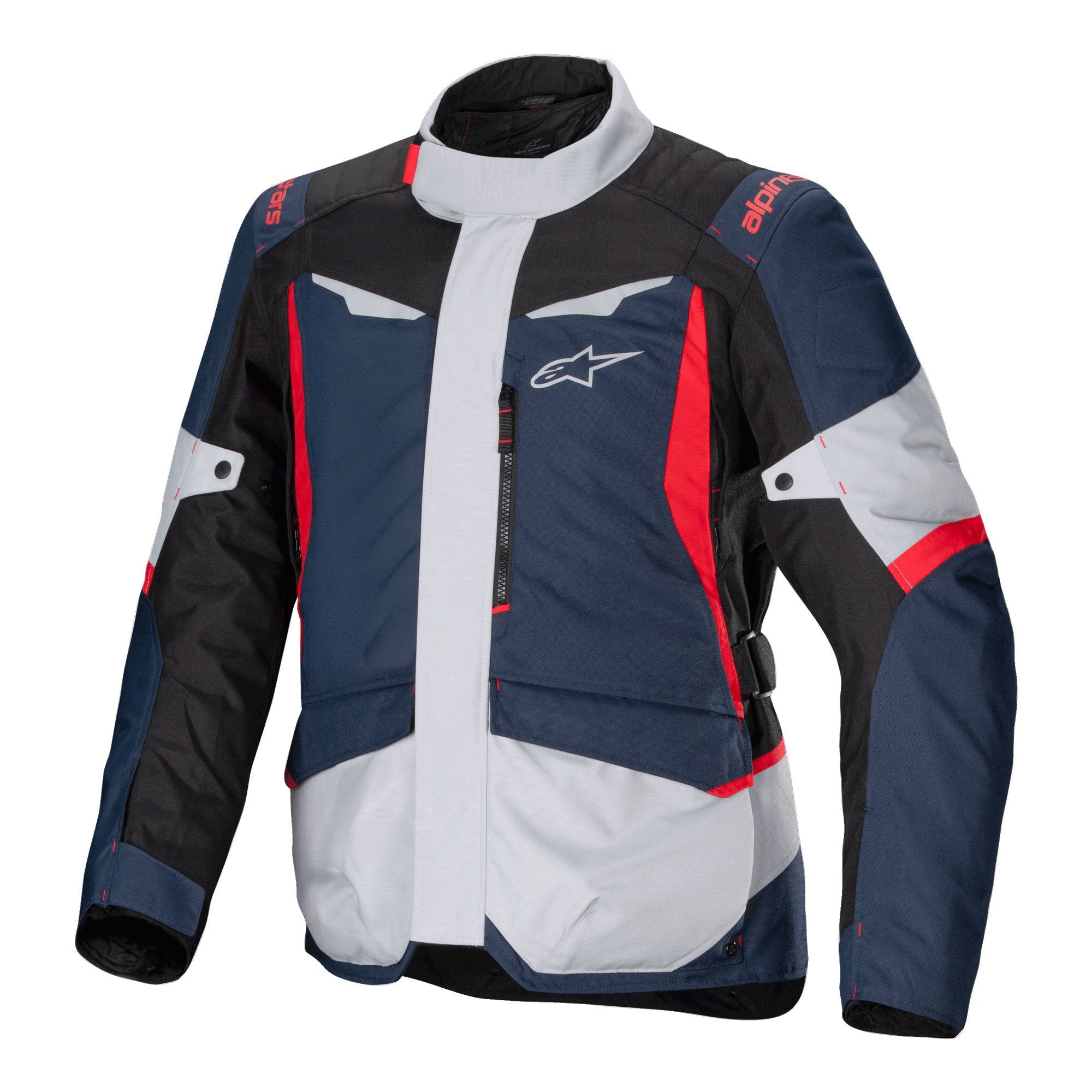 Alpinestars ST-1 Waterproof Jacket - Dark Blue / Black / Bright Red