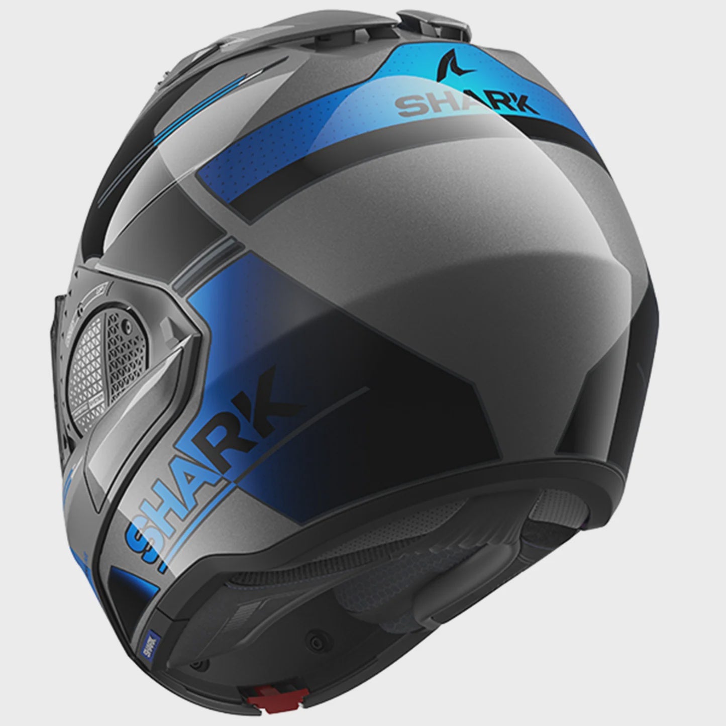 Shark Evo GT Tekline Flip Front Helmet AUB - Anthracite / Blue / Black