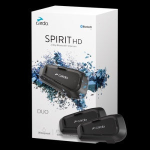 Cardo Spirit HD Bluetooth Intercom - Duo Pack