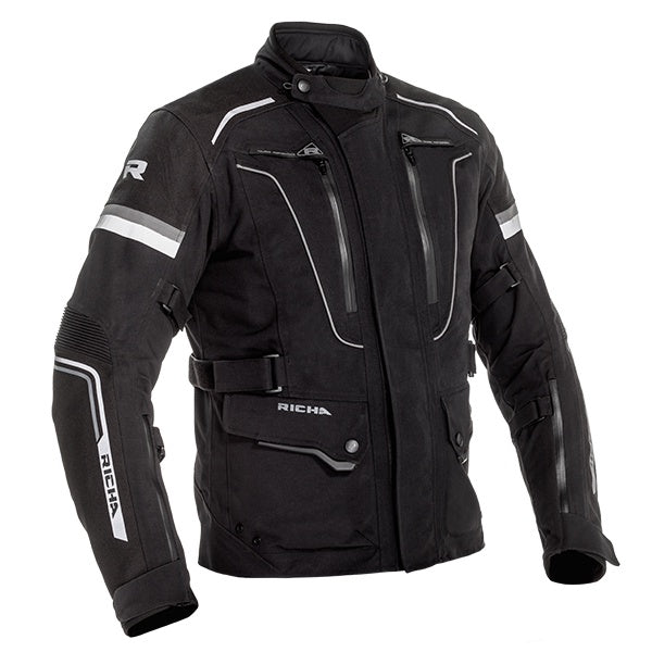 Richa Infinity 2 Pro Laminated Men's Textile Jacket - Black / Black