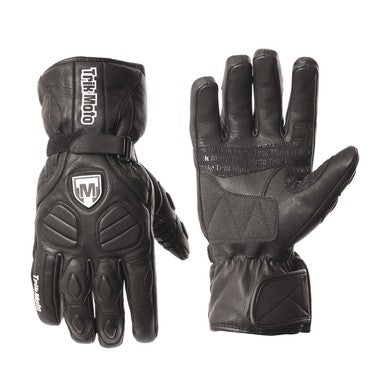 Trik Moto M136 Waterproof Leather Gloves - Black