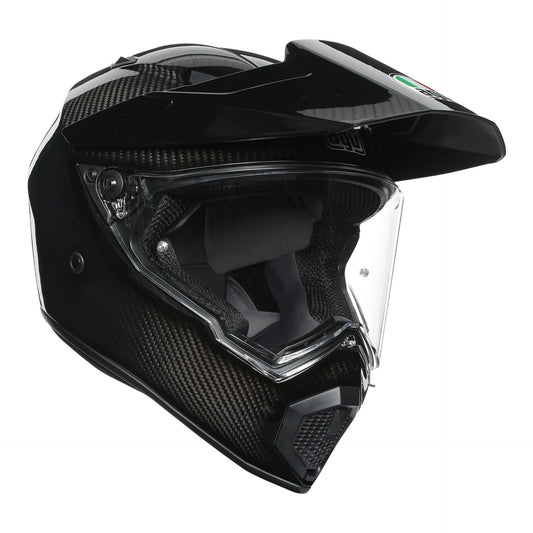 AGV AX9 Adventure Helmet - Carbon Glossy Black