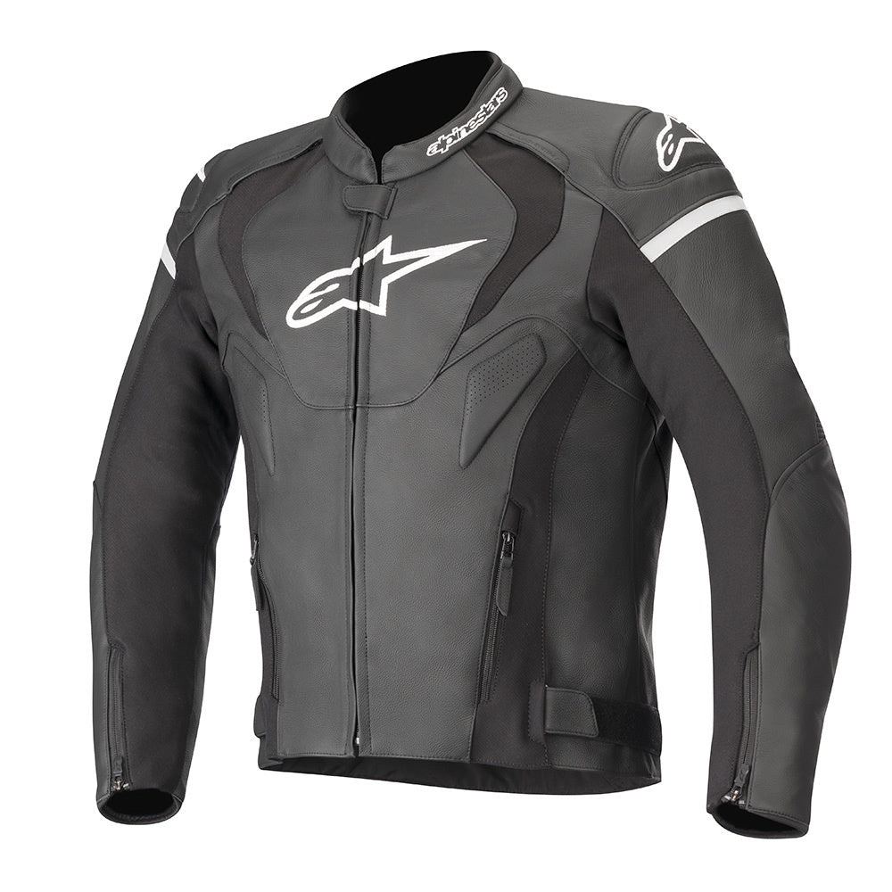 Alpinestars Jaws v3 Leather Jacket - Black